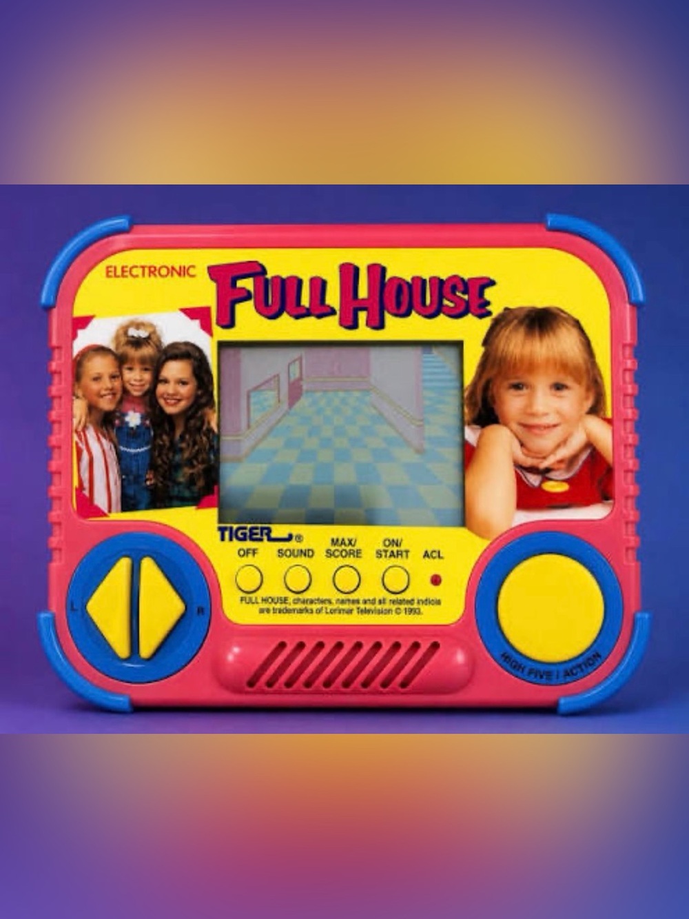 Tiger Electronics Full House Handheld LCD Game Vintage 1993